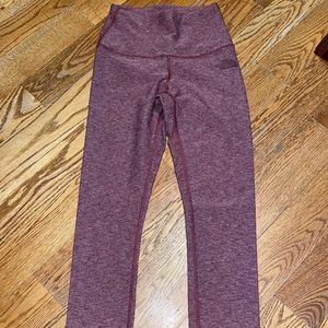 Maroon leggings, XS